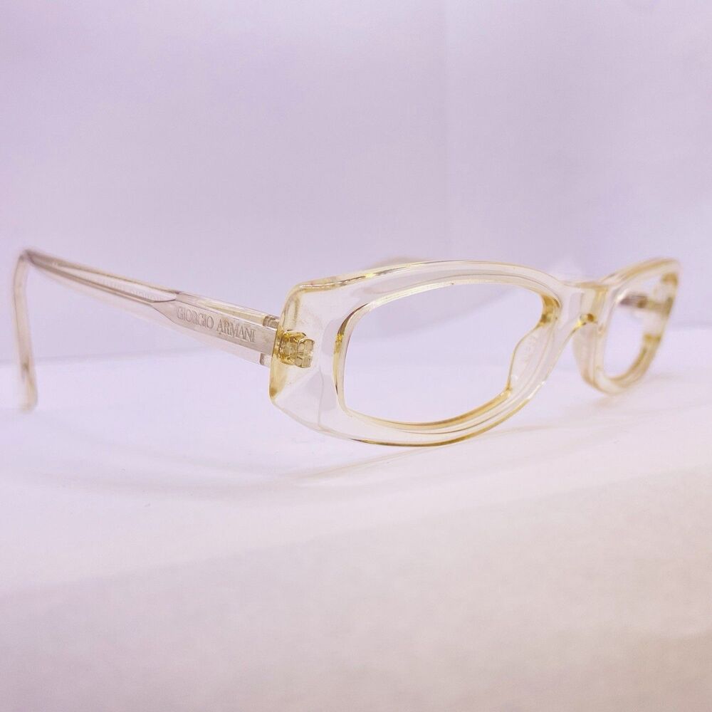 Giorgio Armani Eyeglasses Frames 2037 066 49 [] 20 135 Off White Clear Authentic